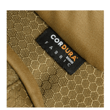 Lähikuva M-Tac Bat Wing Taske Elite Hexistä, kestävä Cordura Hex -materiaali ja Cordura-brändimerkki.